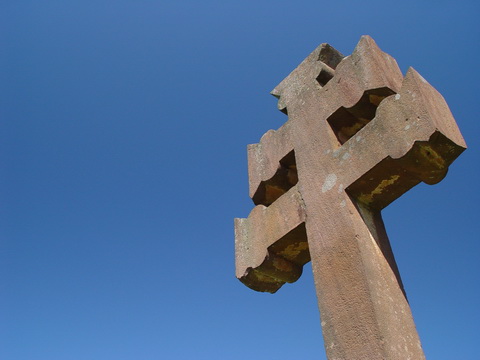 A famosa cruz, smbolo das misses